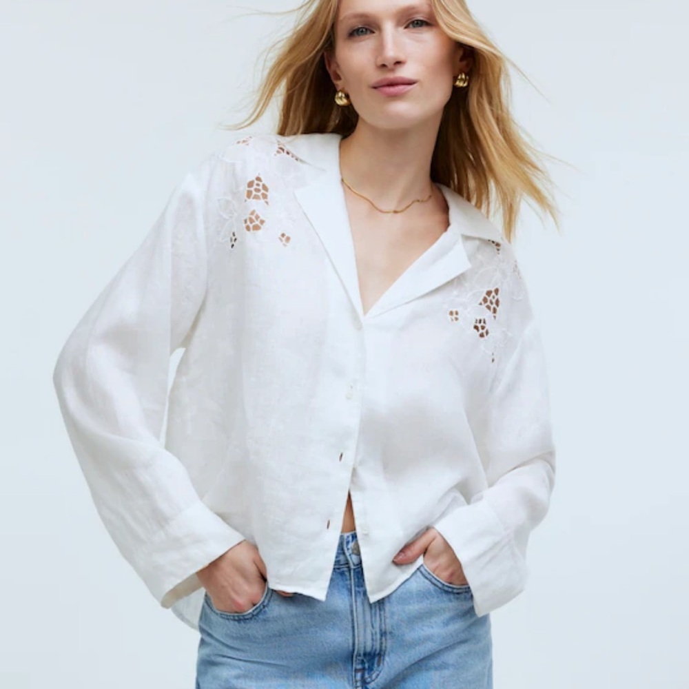 Madewell Resort Linen Top